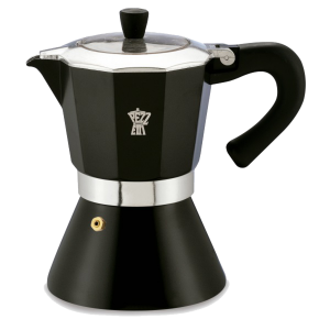 Cafetera Moka piezzetti 3 tazas negra