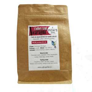 Cafe de especialidad Nicaragua Colibri Azul Paquete