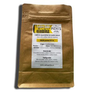 Cafe de especialidad Colombia Golden Huila Paquete